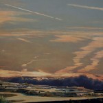 acrylique sur bois, image, images, tableau, tableaux, paysage, landscape , landschat, landschaftsbild, wolkenbild, skyscape, cloudscape