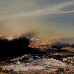 "Fosses de Fournés 1", 2012, Acryl auf Holz, 40x48 cm